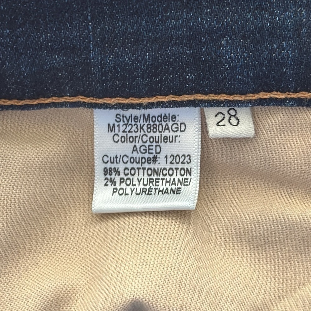 Rag & Bone sz 28 Standard Issue Fit 2 Slim Leg button fly super flattering VGUC - Picture 7 of 7